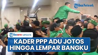 Memanas! DETIK-DETIK Kader PPP Saling Dorong hingga Adu Jotos, Teriak Perubahan di Muktamar
