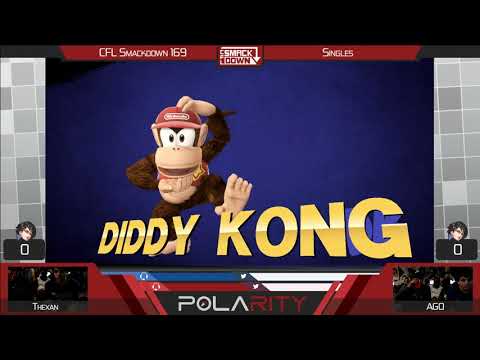 CFL Smackdown 169 WiiU - Kiki (Diddy Kong) vs Goblinman (Roy) - Winners Semis