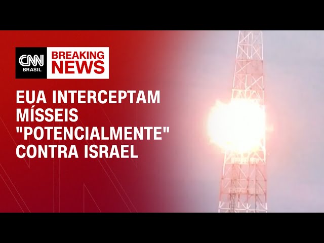 EUA interceptam mísseis "potencialmente" contra Israel | CNN 360º