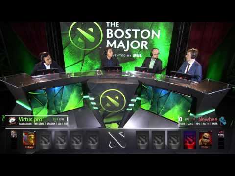 The Boston Major Group B: Virtus.pro vs Newbee Game 1
