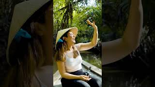 📌 Mekong Delta, Vietnam! #travelblogger #travel #soothing #travelshorts