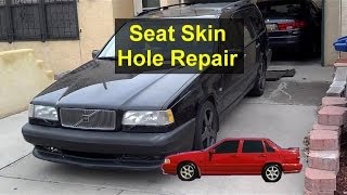 Hole in the seat, how to patch or repair it.