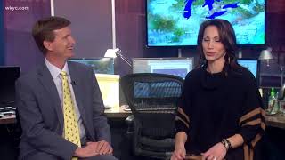 University of Akron president Matt Wilson joins Betsy Kling for the weather
