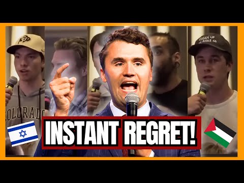 Charlie Kirk DESTROYS Furious Pro-Palestine Students in EXPLOSIVE Israel Debate