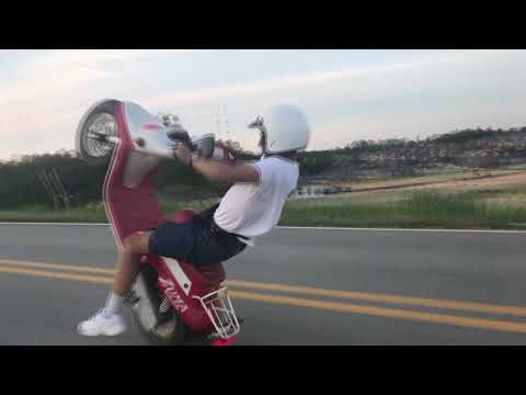 Modded Zuma scooter offroad