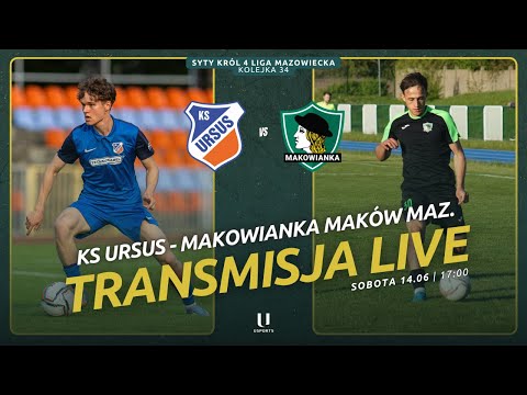 URUS ZAGRA Z MAKOWIANKĄ! | Syty Król 4 liga: Ursus Warszawa - Makowianka Maków Maz.