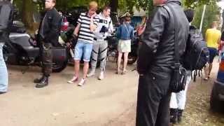 9ый Лидский байк-фестиваль (пятница, заезд, возле кассы).