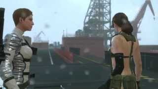 MGSV Mod - Quiet Playing in the Rain Cutscene w/ Amber Fox