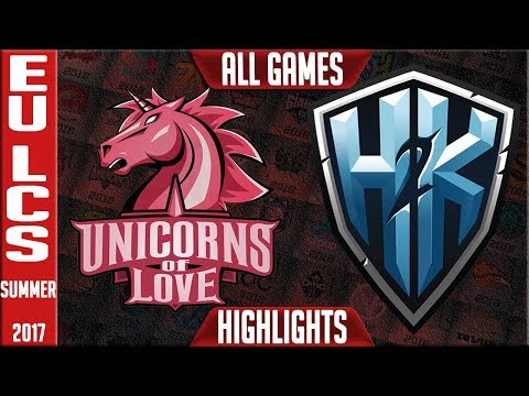 Unicorns of Love vs H2K Highlights ALL GAMES EU Regionals Worlds Qualifier 2017 Round 2 UOL vs H2K
