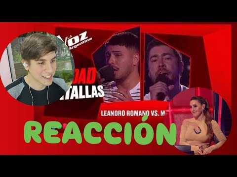 Reacción Batalla Leandro Romano vs. Martín Guerrero La Voz Argentina 2025