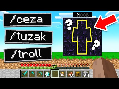 Minecraft Sunucumdaki Oyuncuları TROLLEDİM!