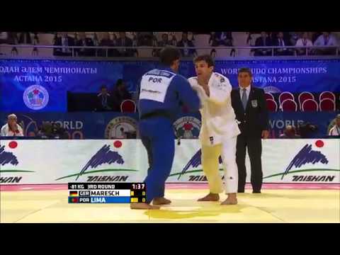 Sven Maresh vs Diego Lima World Judo Championships 2015 - Astana