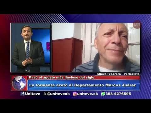 La tormenta azotó al departamento Marcos Juarez