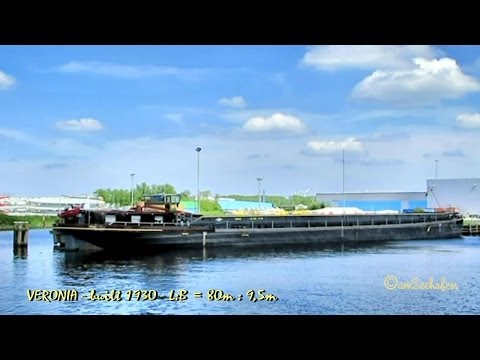 GMS VERONIA DA5233 MMSI 211472310 built 1930 inland cargo ship merchant vessel Binnenschiff Emden