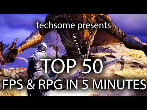 Top 50 FPS & RPG games in 5 Minutes