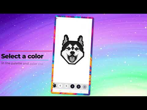 Sandbox Coloring - Beautiful Pixel Art Video