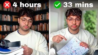 How to Study SO Fast You Do 4 hrs of Learning in 33 mins (with tested guaranteed habits)