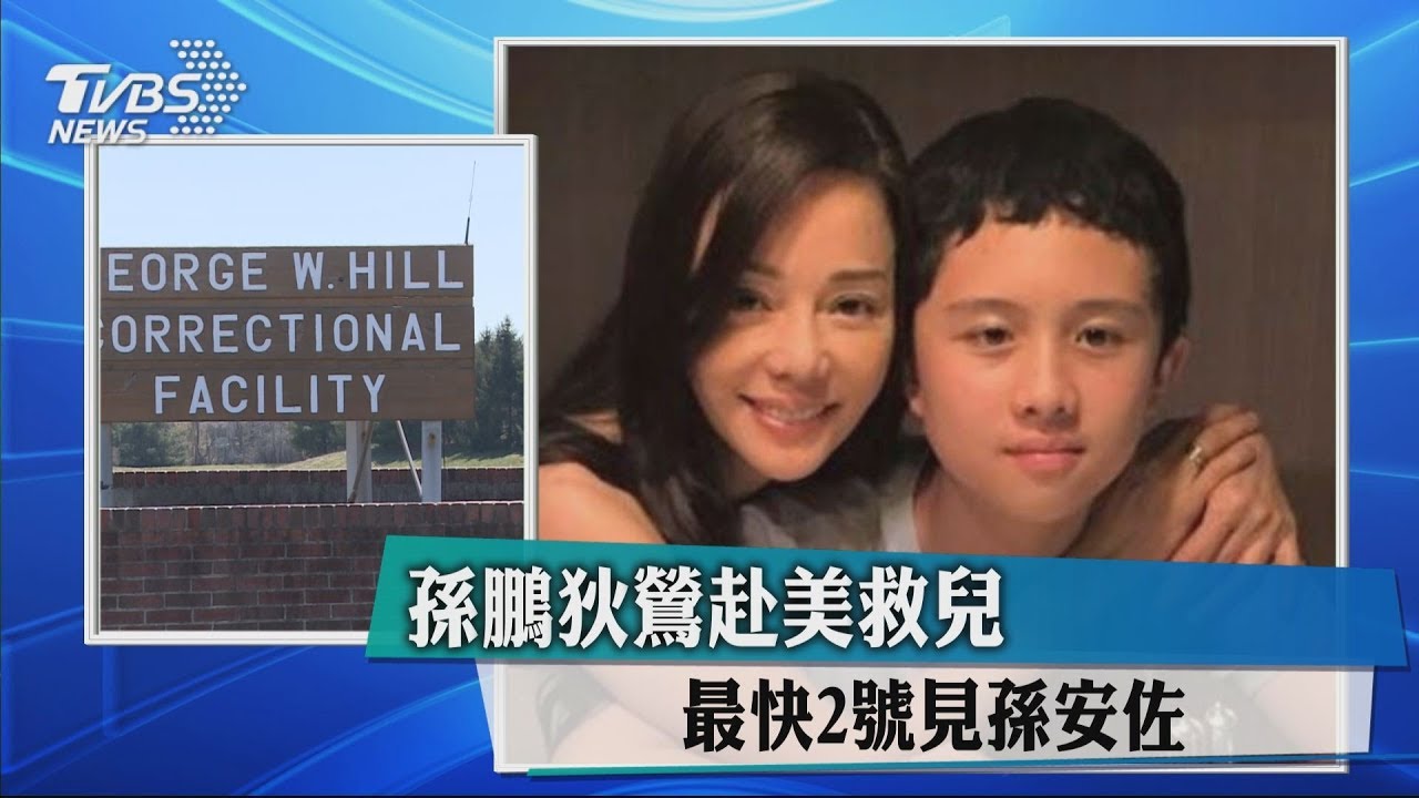 孫鵬狄鶯赴美救兒 最快2日見孫安佐