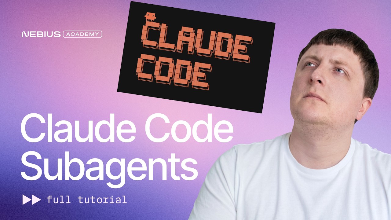 Claude Code Subagents Tutorial: Parallel Execution & Custom Agents