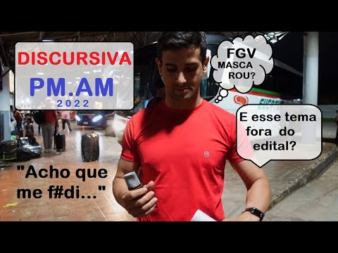 💣Discursiva PMAM: que isso FGV!!!