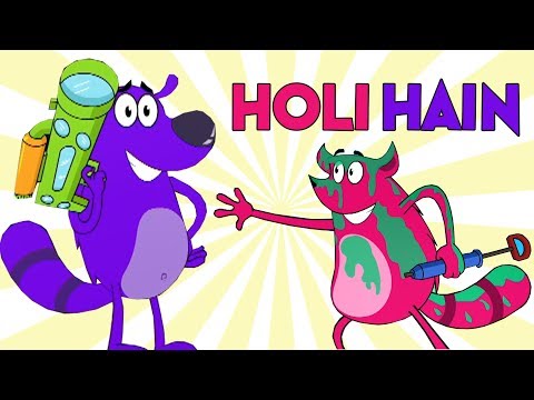 Holi Hain Ep - 74 - Pyaar Mohabbat Happy Lucky - Hindi Animated Cartoon Show - KidZ