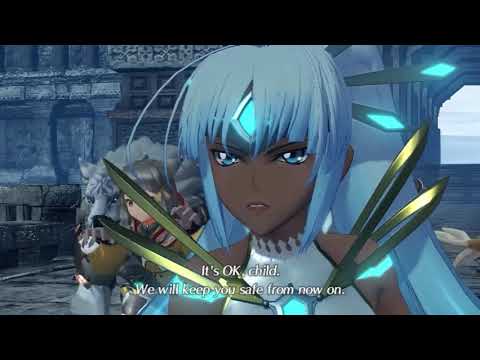 Xenoblade 2 Blade Quest Cutscene 169 - Suddenly, Perun (Normal Rex Cloudy Pandoria) (Perun)