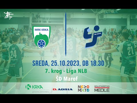 07.KROG - 1.A DRL - MOŠKI (2023/24): MRK KRKA : MRK LJUBLJANA [PRENOS]