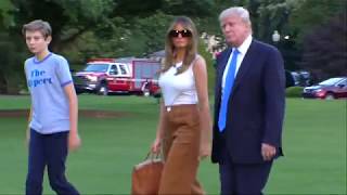 Melania Trump ya vive en la Casa Blanca