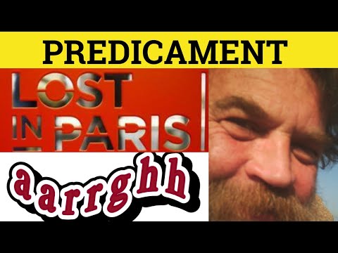 🔵 Predicament - Predicament Meaning - Predicament Examples - GRE 3500 Vocabulary