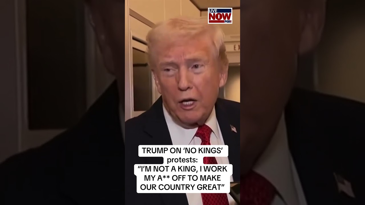 Trump on 'No Kings' protests | LiveNOW from FOX