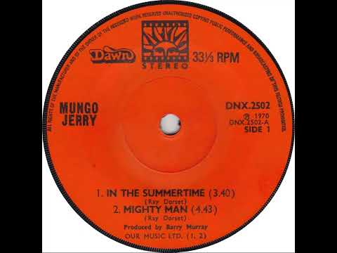 UK New Entry 1970 (109) Mungo Jerry - In The Summertime