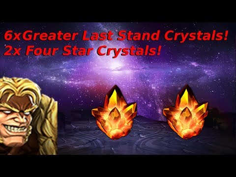 Greater Last Stand Crystals and Four star crystals | MCOC