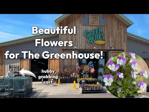 October Garden Shopping for Greenhouse Flowers