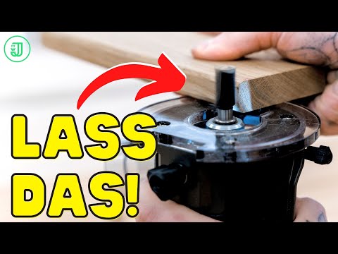 DAS solltest du NIEMALS mit deiner OBERFRÄSE machen! | Jonas Winkler