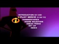 Incredibles DVD Menu