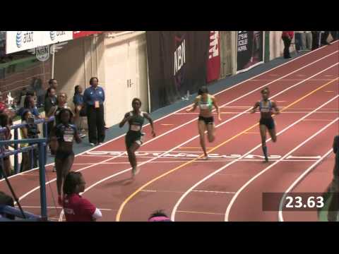 Girls 200m Heat 4 - New Balance Nationals Indoor 2013