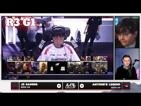 AL vs JDG - Game 1 | Round 3 S15 LPL Summer Playoffs 2025 | JD Gaming vs Anyone's Legend G1 full