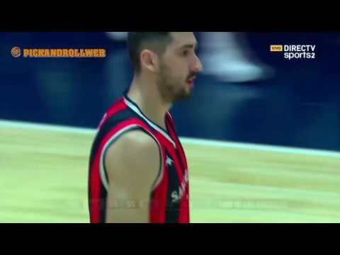 San Lorenzo   Hebraica   Final 3er cuarto, Triple Calfani   LDA2017   04 02 17