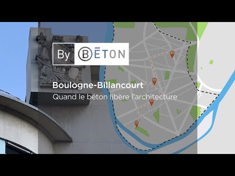 Le béton libère l’architecture à Boulogne-Billancourt