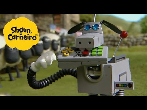????Shaun, o Carneiro [Shaun the Sheep] Cachorro Robô ???? Hora Especial????| Cartoons Para Crianças