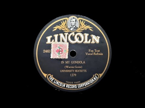 In My Gondola (Warren, Green) - Played by The University Sextette (Varsity Eight)