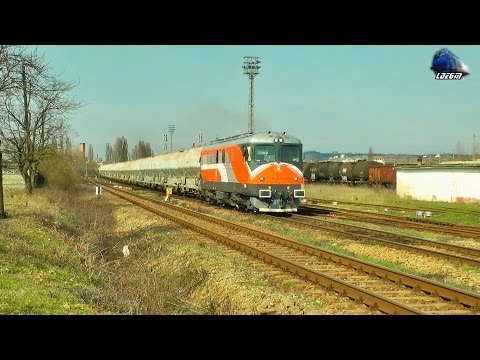 Sulzer Power! DA 60-1656-7 & Tren MMV de Ciment/MMV Cement Train in Oradea Est Triaj - 11 March 2016