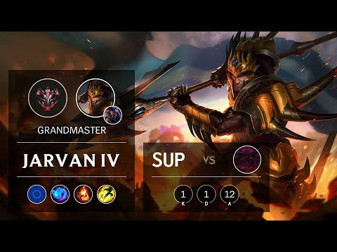Jarvan IV Support vs Ornn - EUW Grandmaster Patch 9.19
