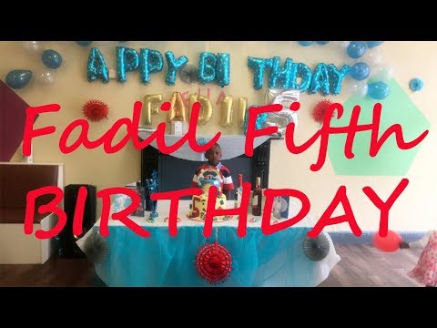 fadil fifth birthday // Birthday vlog