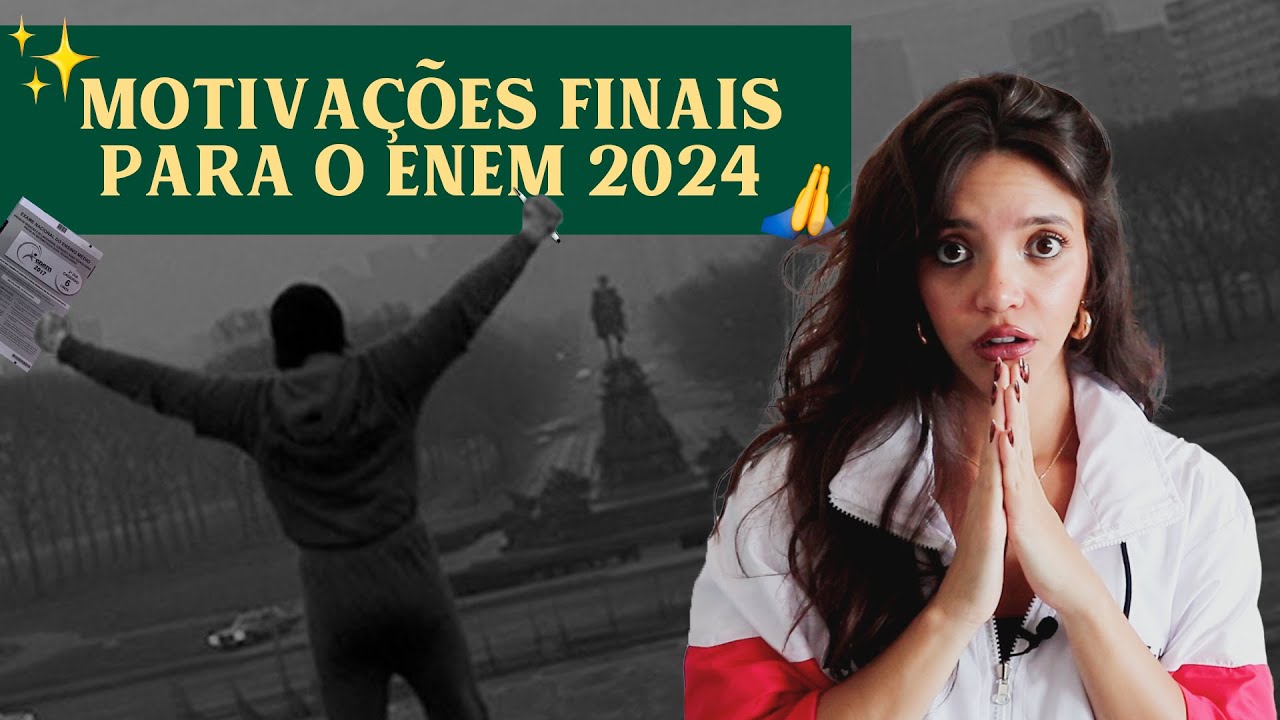 MEU ÚLTIMO VÍDEO ANTES DO ENEM 2024!