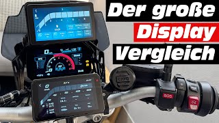 Der große Display-Vergleich | BMW CRC & CRN, CarabC DB601, Carpuride W702BS, CHIGEE AIO 5 & 6