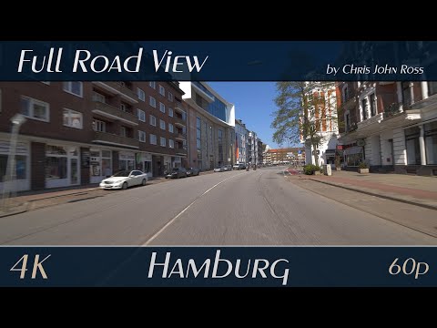 Hamburg, Germany: Hamm, Borgfelde, Eilbek, Hohenfelde, Uhlenhorst, Barmbek, Winterhude - 4K Ultra HD