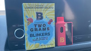 Lemon cherry gelato blinkers