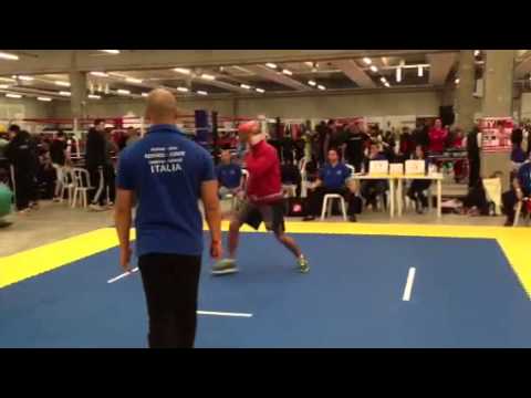 WAO stick fighting Championship -Carlo Sala Round 2-incontro n°2-DEL 30.03.2014 Chiuduno (BG)