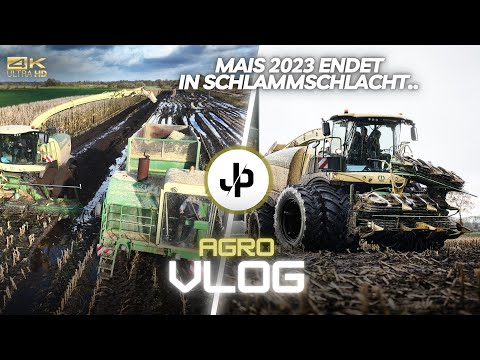 Mais 2023 Extrem! Regenmassen und Schlamm! Agrovlog || JP Agrar